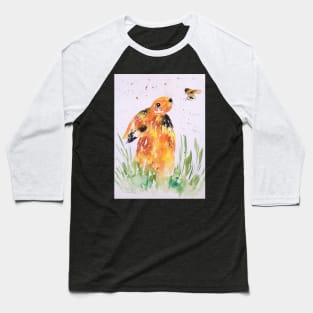 Quirky Hare and a bumble bee Baseball T-Shirt